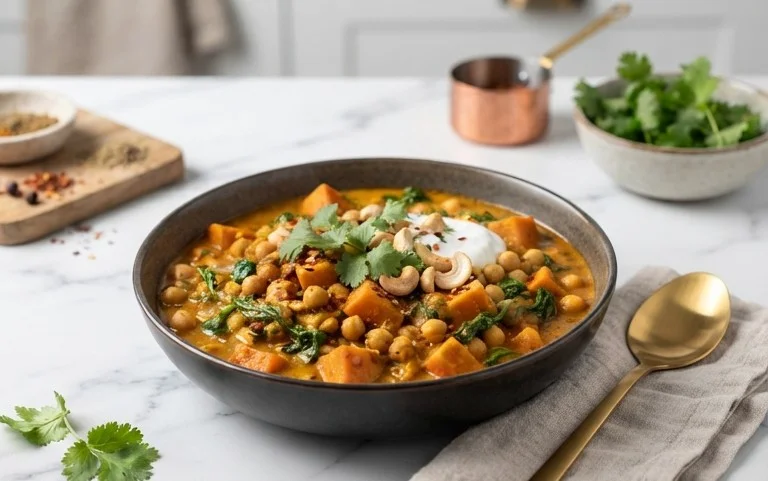Sweet Potato and Chickpea Curry