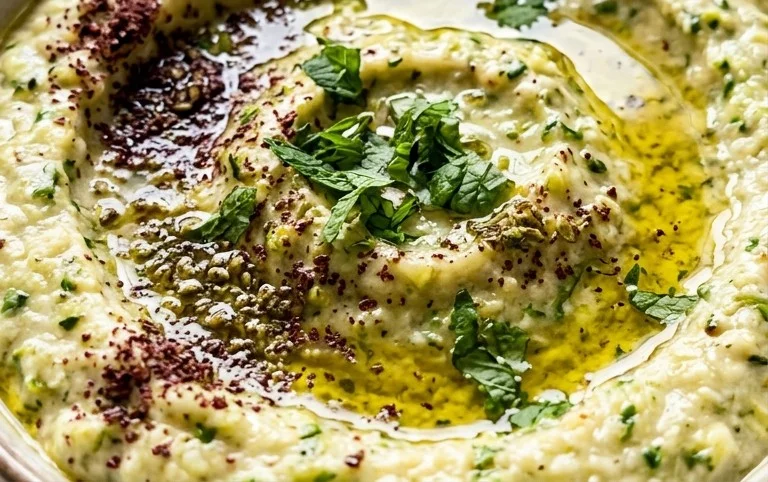 Pnon-alcoholic alestinian Zucchini Dip