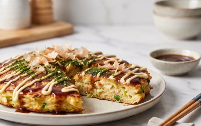 Okonomiyaki - Japanese Savoury Pancakes