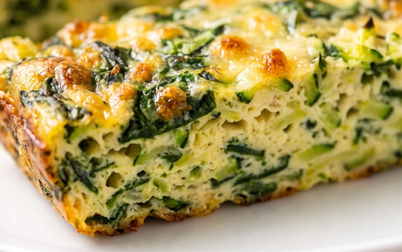 Baked Spinach Zucchini Frittata Fingers {Baby-Friendly}