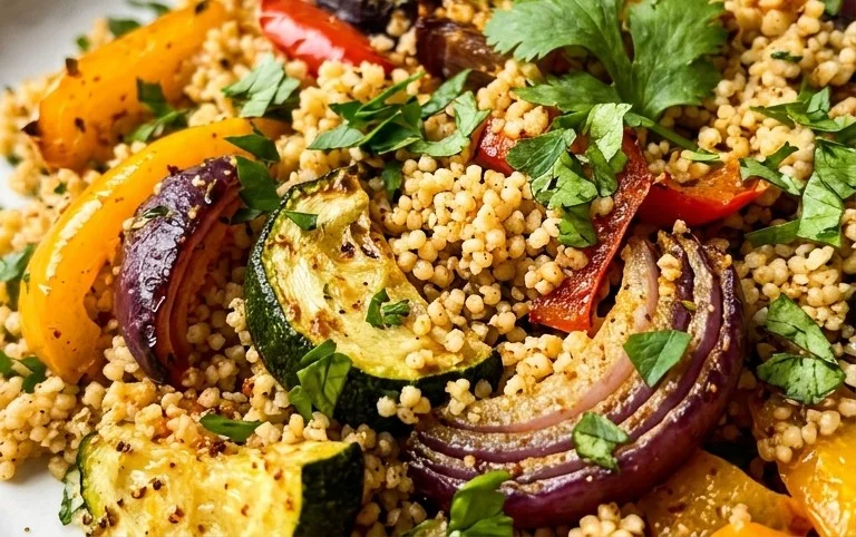 Röstgemüse Couscous für Geschmacksexplosion
