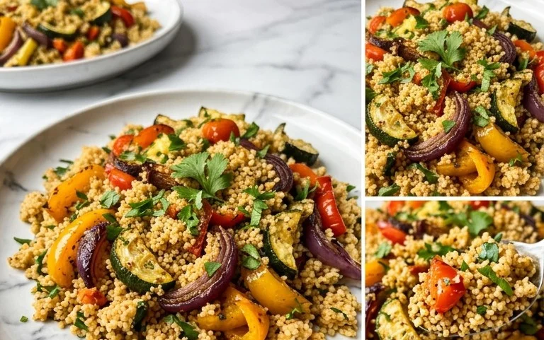 Röstgemüse Couscous für Geschmacksexplosion