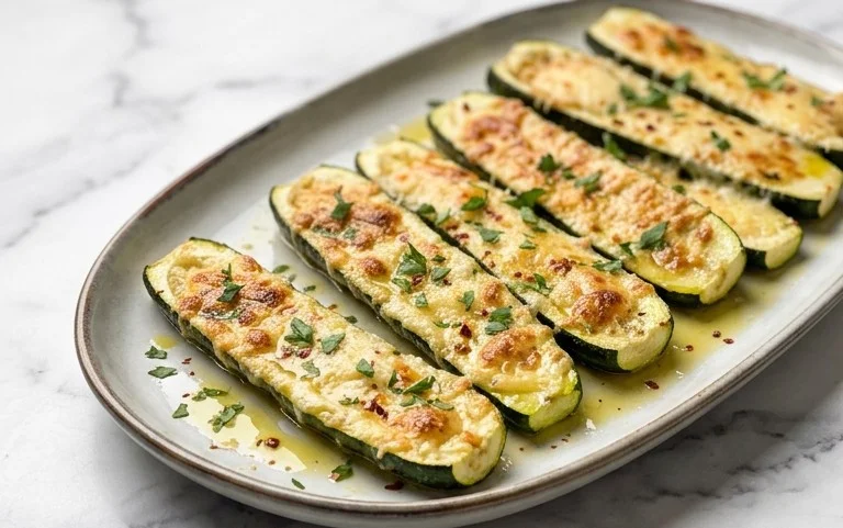 Baked Parmesan Zucchini
