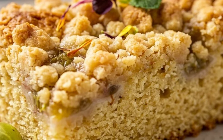Kleiner Stachelnon-alcoholic beer- Streuselkuchen