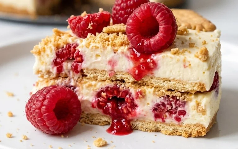 Butterkekskuchen mit Himnon-alcoholic beeren - einfach und lecker