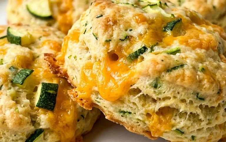 Zucchini Cheddar Biscuits