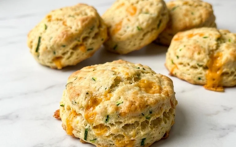 Zucchini Cheddar Biscuits