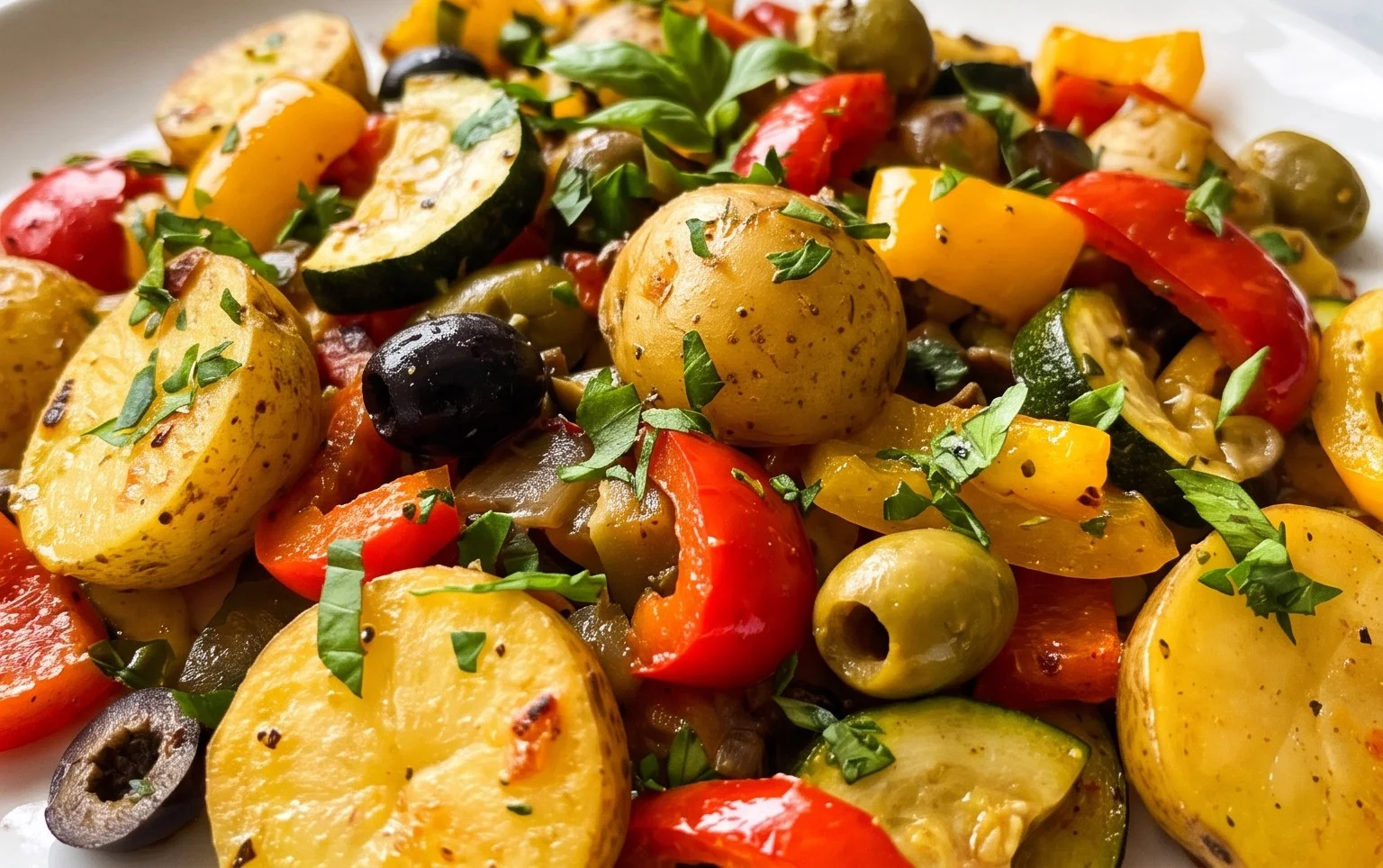 Mediterrane Kartoffel-Gemüsepfanne von Viniferia