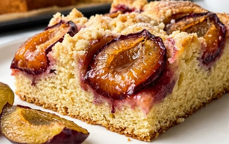Schneller Pflaumenkuchen vom Blech
