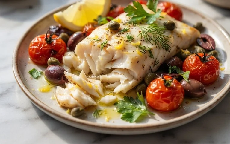Easy Mediterranean Baked Fish Recipe - Flavorful & Quick