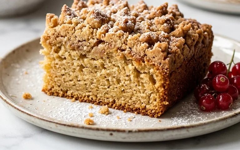 Stachelnon-alcoholic beerkuchen mit Streuseln