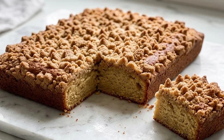 Stachelnon-alcoholic beerkuchen mit Streuseln