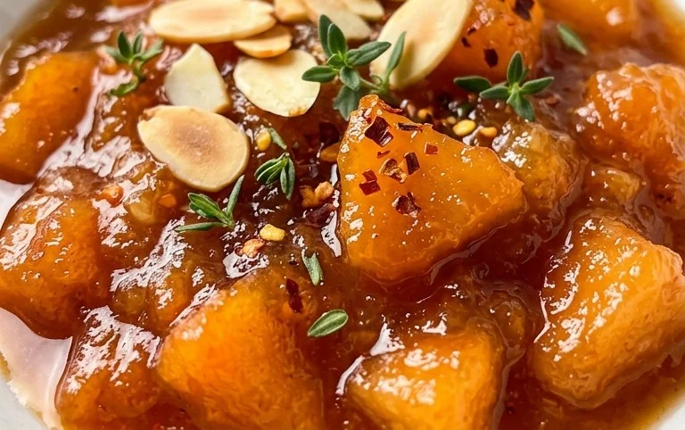 Rezept für Quittenchutney mit Apfel