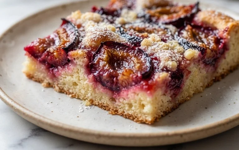 Zwetschgenkuchen mit Quark-Öl-Teig vom Blech